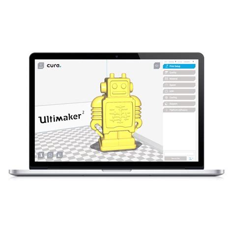 Cura-on-MacBook-laptop - 3DPrintfilam®