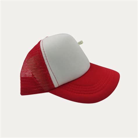 Gorro Trucker Liso De Ni Os C Frente Blanco Gd