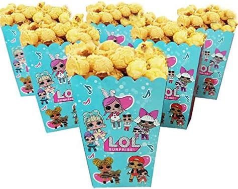 Dawei 12pc Lol Party Popcorn Boxescandy Container For Birthday