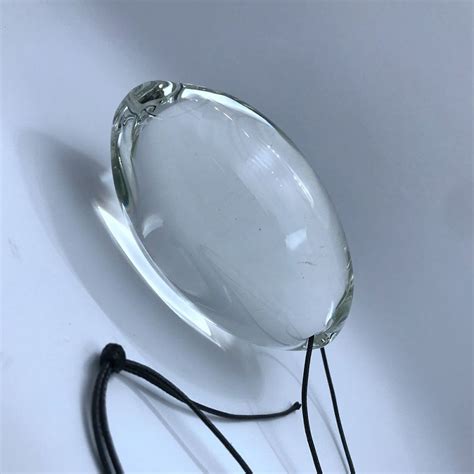 Glass Egg Anal Plug Sq Latexsm