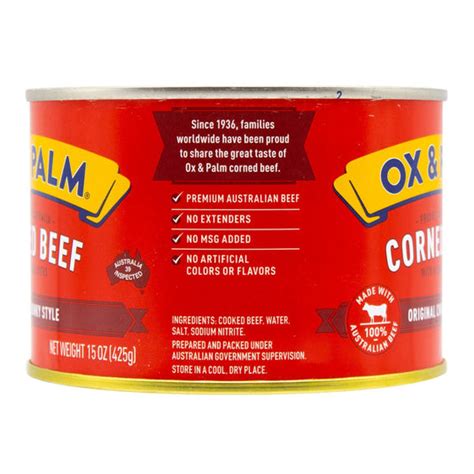 Ox And Palm Corned Beef Original Chunky Style 15 Oz Pack Of 12 Or 24 Mw Polar