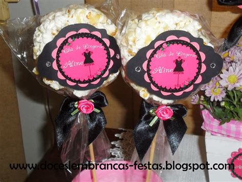 Doces Lembranças Festas Personalizadas Chá de Lingerie Aline