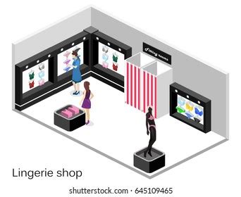 65 Lingerie Shop Interior Stock Vectors And Vector Art Shutterstock