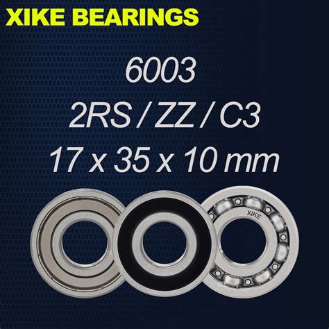 Xike Rs Zz Open C X X Mm Deep Groove Ball Bearing