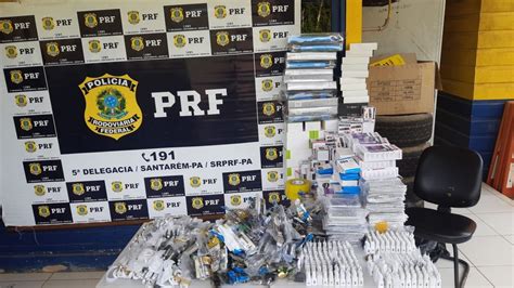 Prf De Santar M Apreende Mais De Celulares E Diversos Produtos Sem