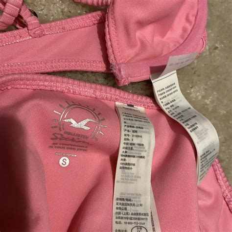 Hollister Pink Bikini Send Offers Like New Depop
