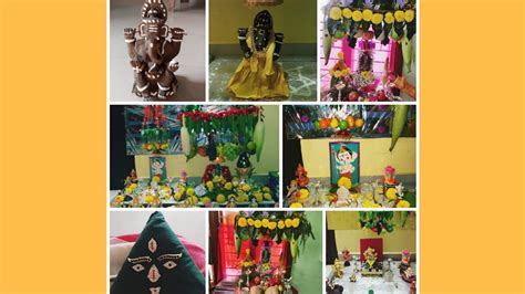 Vinayaka Chavithi Decoration At Home Ganesh Chaturthi Decoration