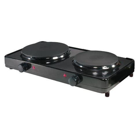Aroma Double Burner Hot Plate SANE Sewing And Housewares