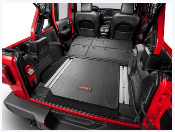 Jeep Wrangler Molded Cargo Tray Ad Factory Mopar Direct