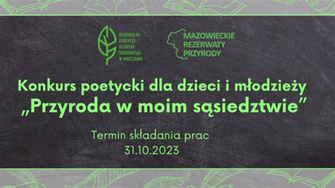 Konkurs Poetycki Dla Dzieci I M Odzie Y Mojelipsko Info