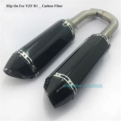 YZF R1 Slip On For Yamaha YZF R1 2009 2014 Motorcycle Muffler Exhaust