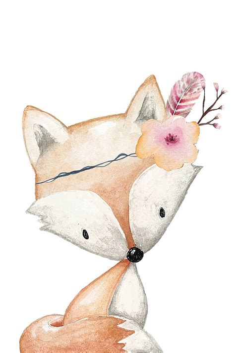 Boho Fox Qphoto Art