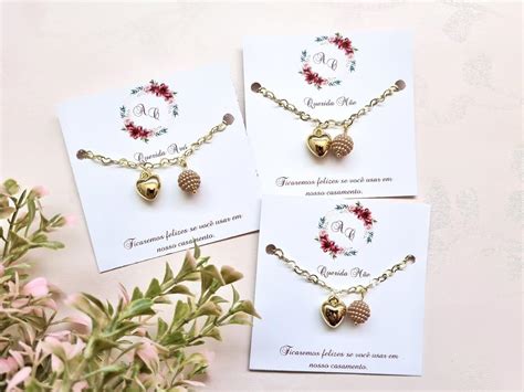 Pulseira Nude Para Madrinha De Casamento