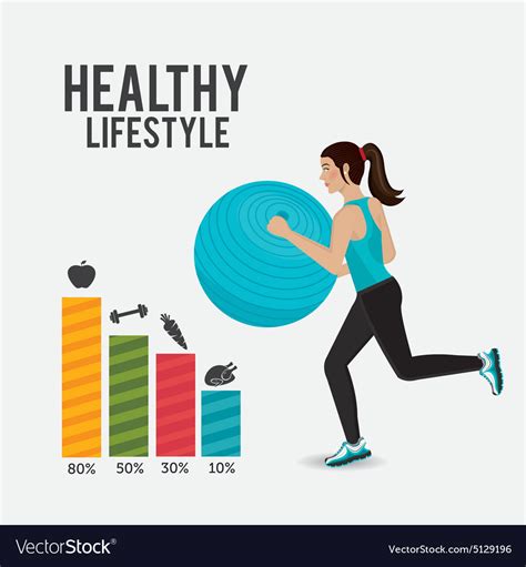 Fitness lifestyle design Royalty Free Vector Image