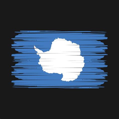 Antarctica Flag Vector 20446373 Vector Art At Vecteezy