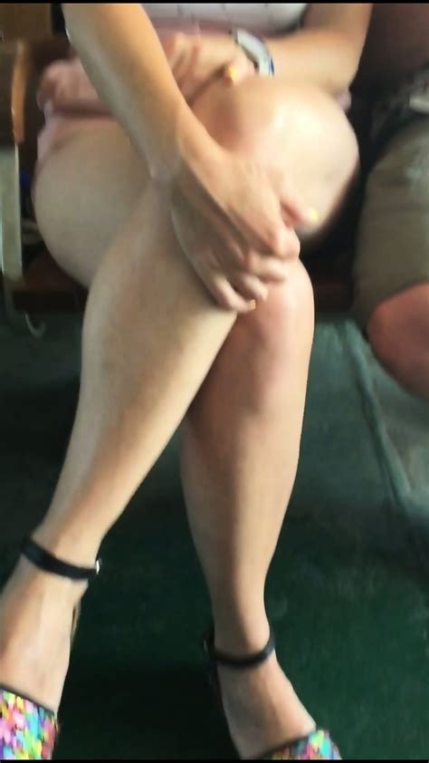 Thick Thighs MILF At Airport