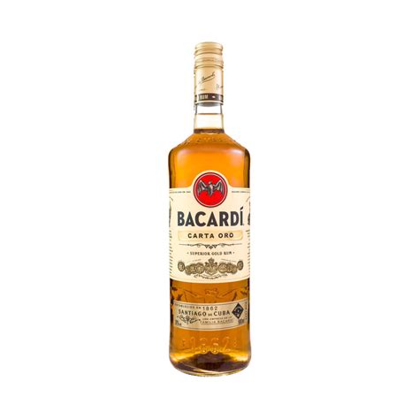 Rum Carta Ouro Bacardi Ml Rum Bebida