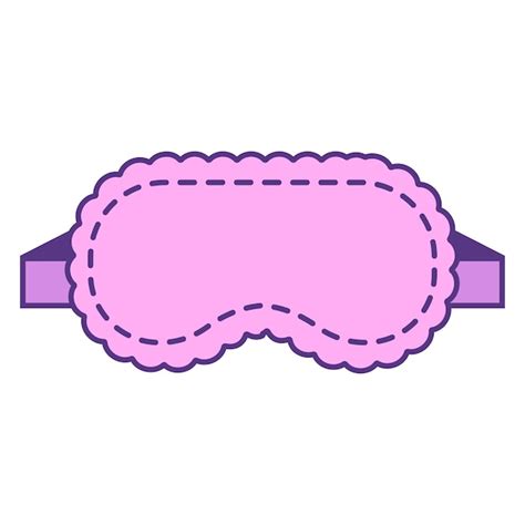 Premium Vector Sleeping Mask Vector Cartoon Illustration Isolated On