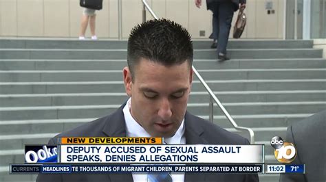 Deputy Accused Of Sexual Assault Speaks Publicly