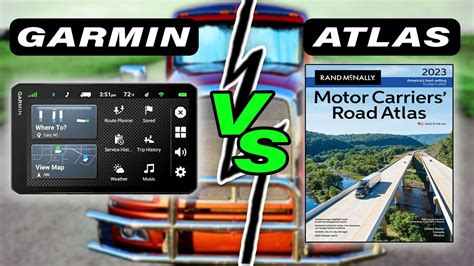 Garmin Truck GPS Vs Rand McNally Motor Carriers Road Atlas YouTube