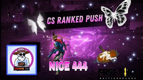 Free Fire New Update Cs Ranked Push Booyah 😏 Youtube