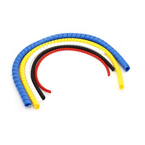colorful hydraulic rubber hose spiral cover hose protector hose