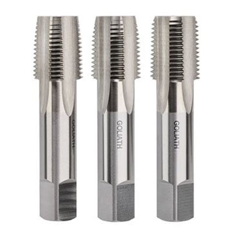 Goliath 1/8″ BSPT High Speed Steel Tap Set – General Tools
