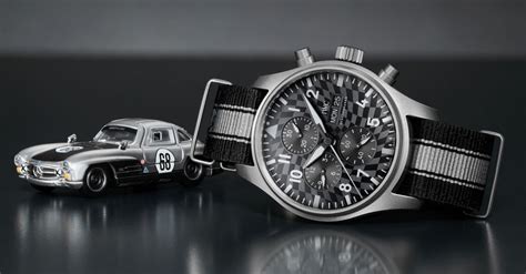 IWC And Hot Wheels Launch Limited Edition Titanium Watch And Mercedes 300 SL Gullwing Replica