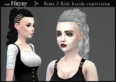 Sims 4 Side Braid Cc