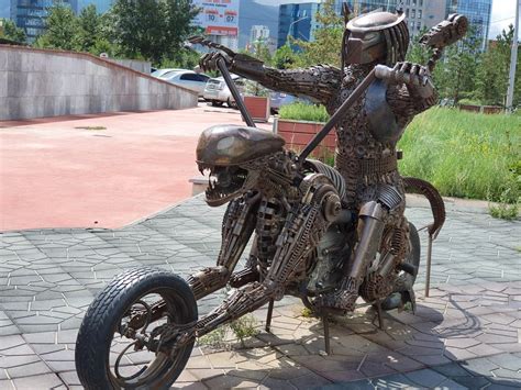 I don't know why, but we have this statue in Mongolia : Uamc
