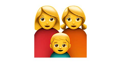 Familie Mit Zwei M Ttern Und Sohn Emoji Bedeutung Kopieren Und