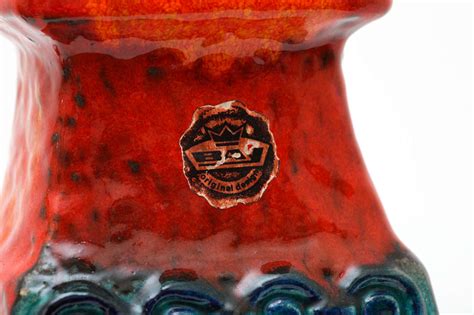 Mid Century West German Vase By Bay Keramik At 1stdibs