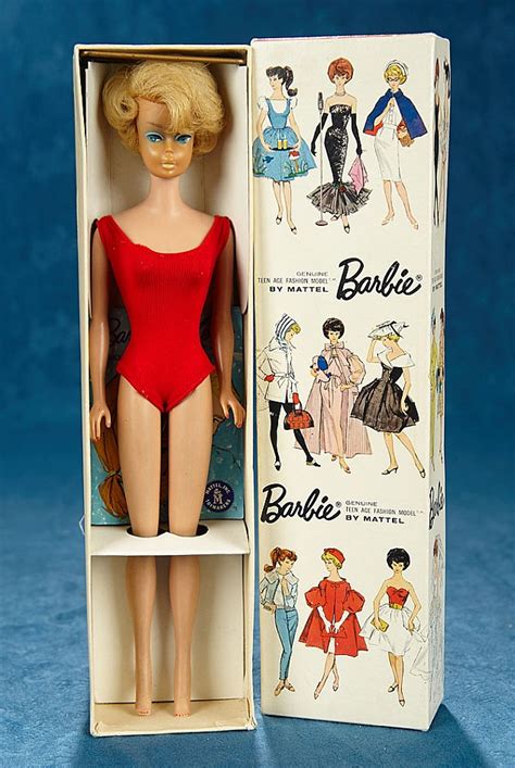 Blonde Side Part Bubble Cut Barbie In Original Box