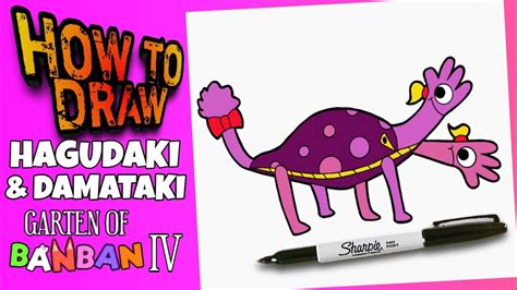 HOW TO DRAW GARTEN OF BANBAN 4 HAGUDAKI DAMATAKI Como Dibujar