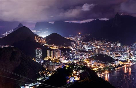 Rio At Night Photo One Big Photo