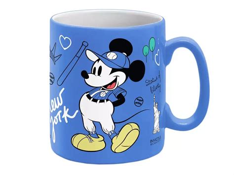 Kubek Disney Myszka Mickey 320 Ml New York Niebieski