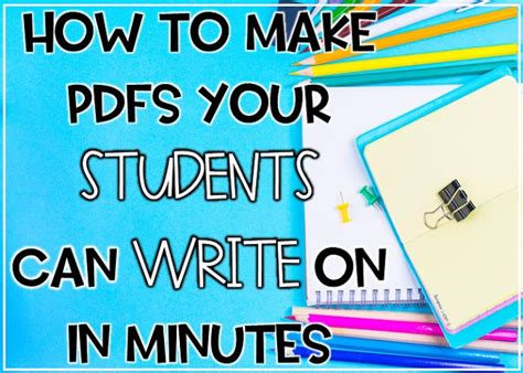 how to create editable pdfs
