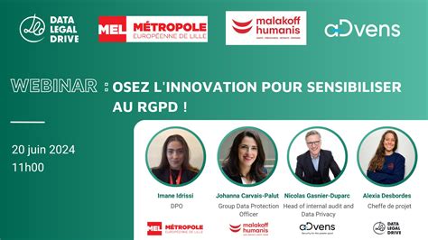 Webinar RGPD Comment la métropole de Lille et Malakoff Humanis innovent