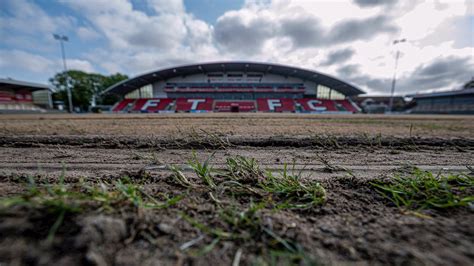 Pitch renovations underway at Highbury - News - Fleetwood Town