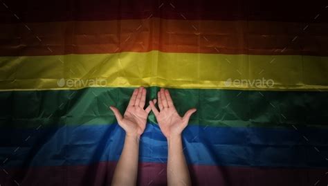 LGBTQ Pride Flag Lesbian Gay Bi Sexsual Transgender Queer Homosexsual Pride Rainbow Flag In