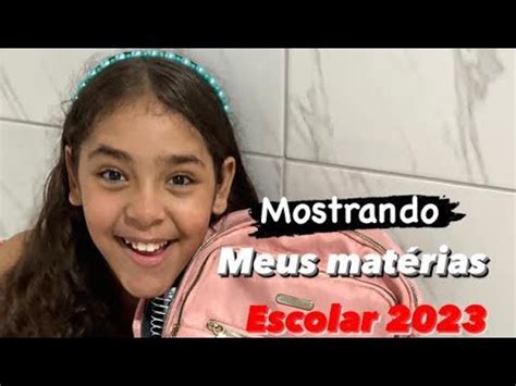 Mostrando meus matérias escolar 2023 Esmeralda Mariano YouTube