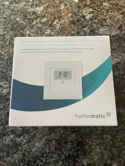 Homematic IP Funk Wandthermostat Mit Schaltausgang 230 V Kaufen Auf