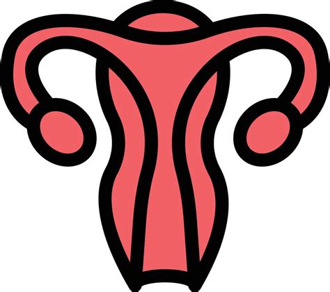 ilustración de vector de vagina en un fondo símbolos de calidad