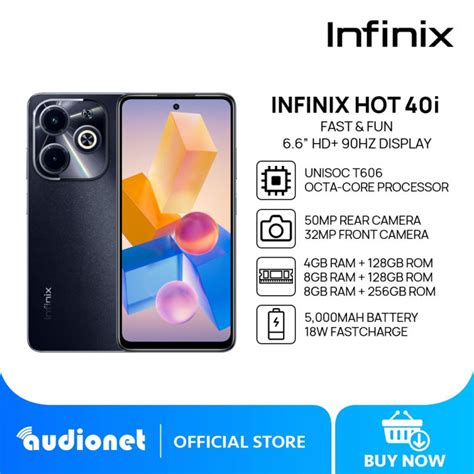 Infinix Hot I Smartphone Gb Gb Ram Gb Gb Rom Unisoc T Hz Ips Lcd