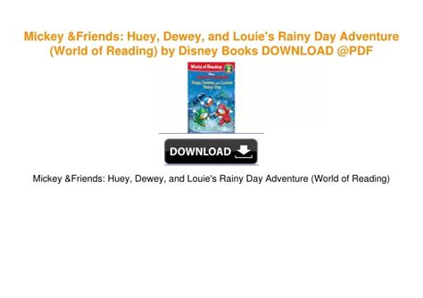 Ppt Mickey Friends Huey Dewey And Louie S Rainy Day Adventure