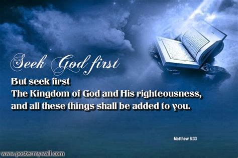 Seek God First The Kingdom Of God Seeking God God First
