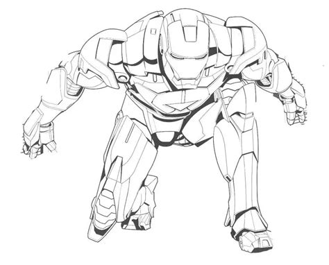 Iron Man Coloring Page