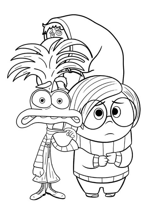 Ansiedade Divertidamente Desenho Para Colorir - Desenho Para Colorir Divertidamente 2 Ansiedade