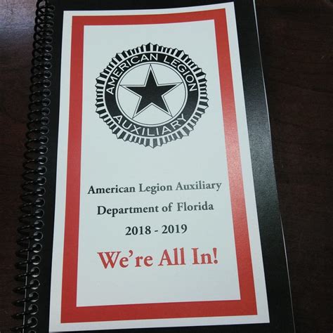 2018 2019 Unit Guide American Legion Auxiliary Department Of Florida