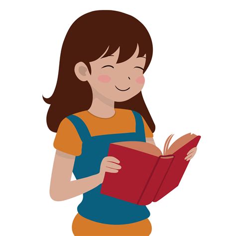 Beautiful girl holding a book. Cute smart boy loves to read books